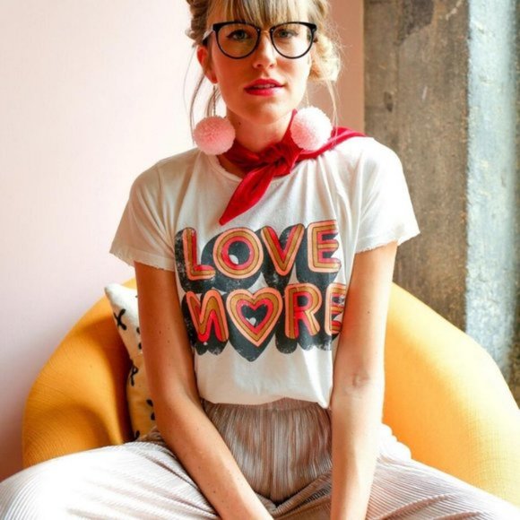 Tops - IN STOCK LOVE more Graphic Tee - white